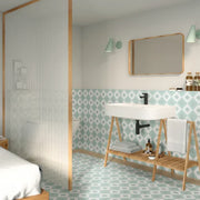 Brianna Acqua 6x6 Matte Porcelain Pool Tile