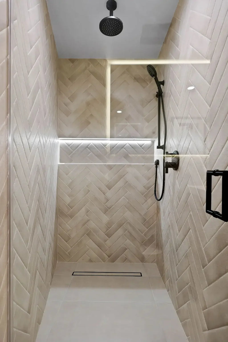 Brickell Taupe 3x12 Bullnose Ceramic Wall Tile