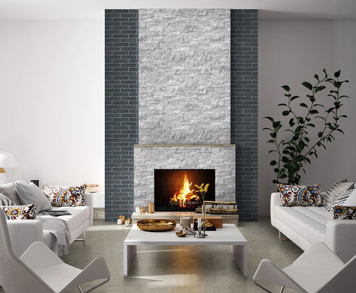 Brickstone Cobble 2x10 Matte Porcelain Brick Look Floor Tile