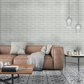 Brickstone Fog 2x10 Matte Porcelain Brick Look Floor Tile
