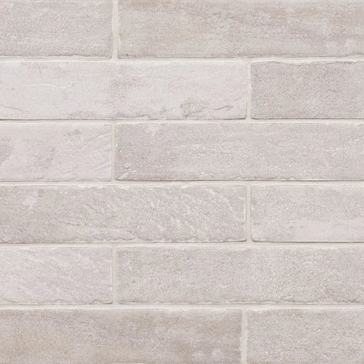 Brickstone Ivory 5x10 Matte Porcelain Brick Look Floor Tile