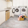 Brickstone Ivory 5x10 Matte Porcelain Brick Look Floor Tile