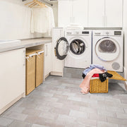 Brickstone Ivory 5x10 Matte Porcelain Brick Look Floor Tile