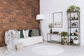 Brickstone Red 5x10 Matte Porcelain Brick Look Floor Tile