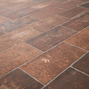 Brickstone Red 5x10 Matte Porcelain Brick Look Floor Tile