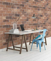 Brickstone Red 5x10 Matte Porcelain Brick Look Floor Tile