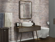 Brickstone Taupe 2x10 Matte Porcelain Brick Look Floor Tile