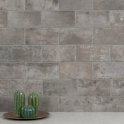 Brickstone Taupe 5x10 Matte Porcelain Brick Look Floor Tile