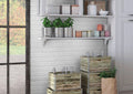 Brickstone White Brick 2x10 Matte Porcelain Tile