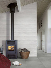 Brickstone White Brick 2x10 Matte Porcelain Tile