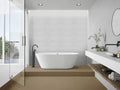 Brickstone White Brick 2x10 Matte Porcelain Tile
