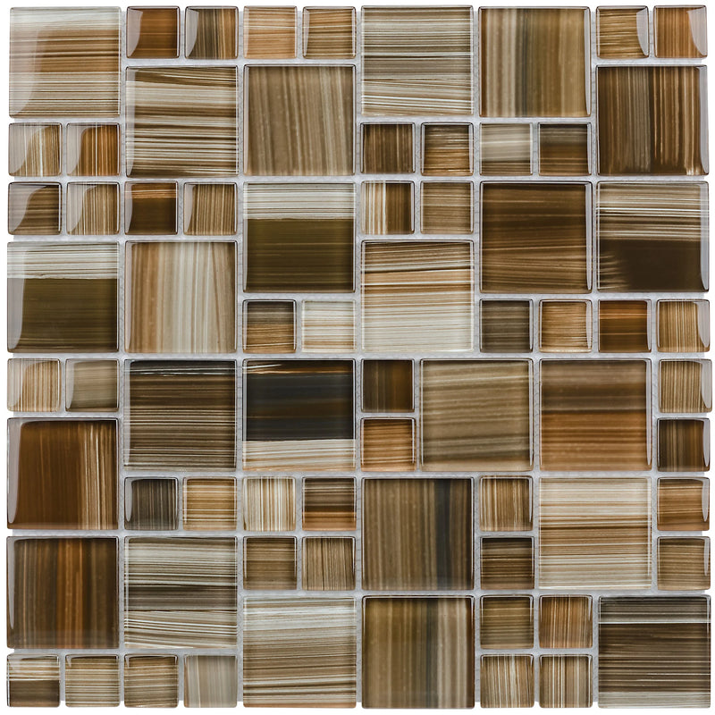 Brio Tessera 12x12 Glass Mosaic Tile