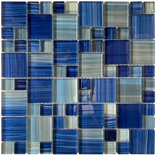 Brio Watercolor 12x12 Glass Mosaic Tile