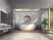 Brooklyn Cemento Argent 24x48 Honed Large Format Porcelain Tile