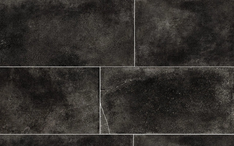 Brooklyn Cemento Black 2x2 Matte Porcelain Mosaic