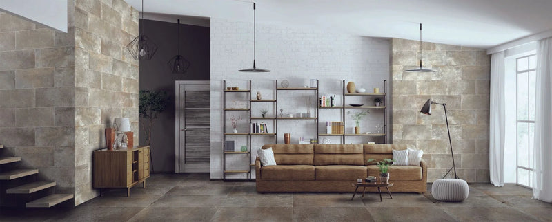 Brooklyn Cemento Toupe 2x2 Matte Porcelain Tile