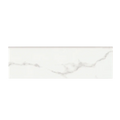 Brooklyn Statuario 10x3 Bright Bullnose Ceramic Trim