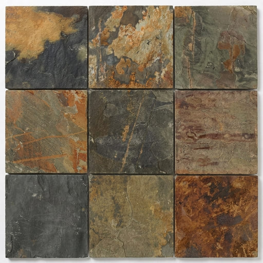Butterscotch 12x12 Gauged Sandstone Tile close-up
