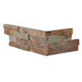 Butterscotch 24x6 Mixed Basalt Ledger Corner