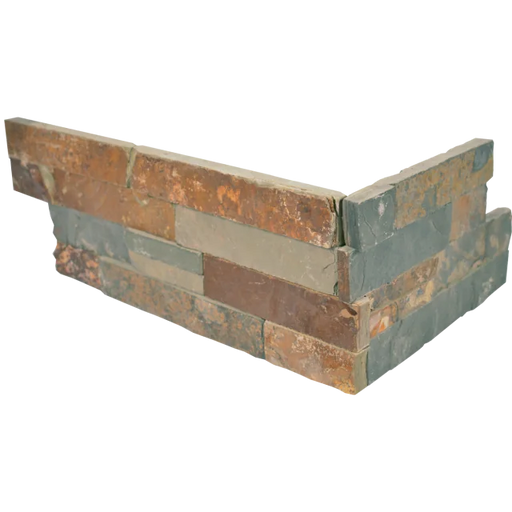 Butterscotch 24x6 Quartzite Ledger Corner