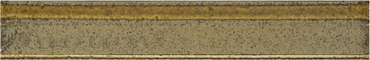 Calabash Olive 2x12 Linear Trim Porcelain Mosaic