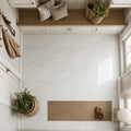 Calacata Gold 12x12 Honed Veined Marble Tile — Mudroom floor