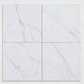 Calacata Gold 18x18 Polished Veined Marble Tile close-up