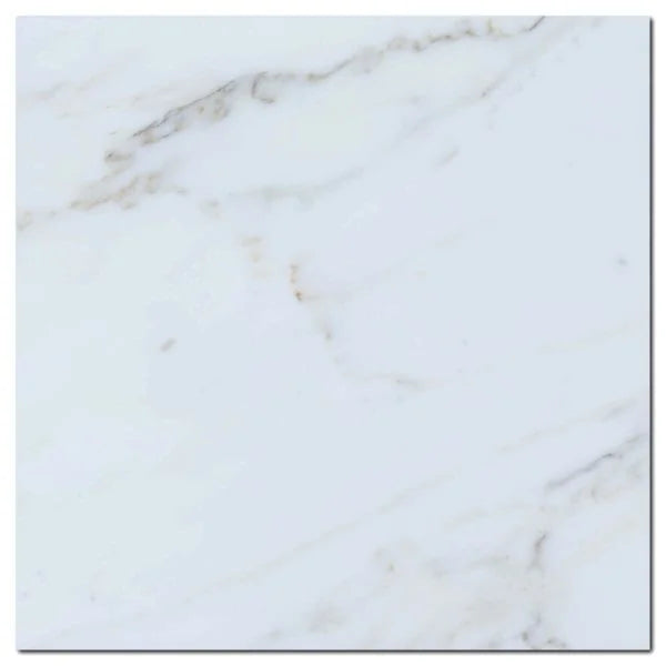 Calacata Gold 18x18 Honed Veined Marble Tile