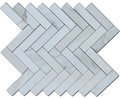 Calacata Gold Herringbone 1x4 Polished Veined Marble Mosaic