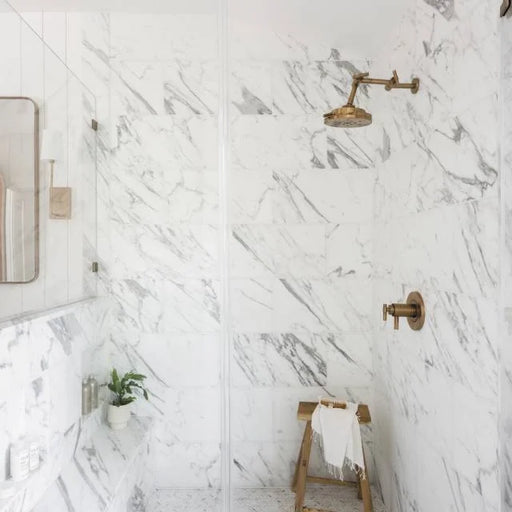 Calacatta 24x12 Honed Marble Tile