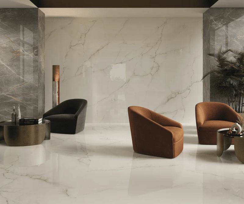 Calacatta Apuano 48x48 Rectified Porcelain Tile