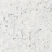 Calacatta Blanco Polished Pattern 0.38 Inch Marble Mosaic Tile