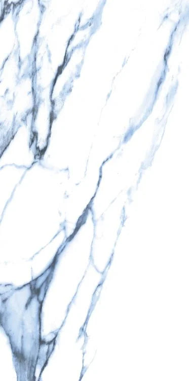 Calacatta Blue 12x24 Matte Marble Look Porcelain Tile