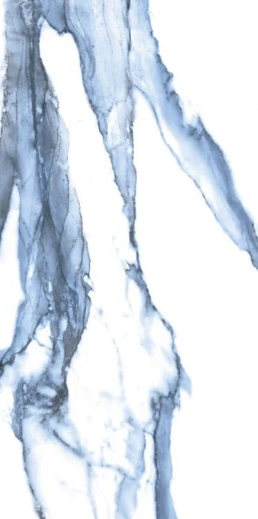 Calacatta Blue 12x24 Matte Marble Look Porcelain Tile