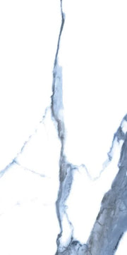 Calacatta Blue 12x24 Polished Marble Look Porcelain Tile