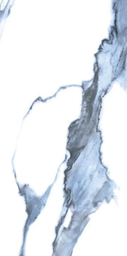 Calacatta Blue 12x24 Polished Marble Look Porcelain Tile