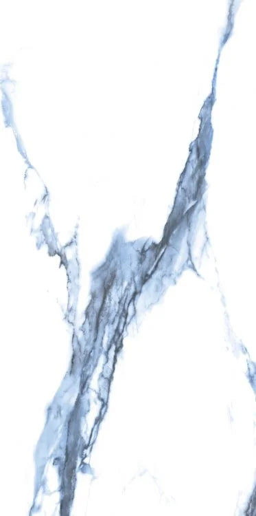 Calacatta Blue 12x24 Polished Marble Look Porcelain Tile