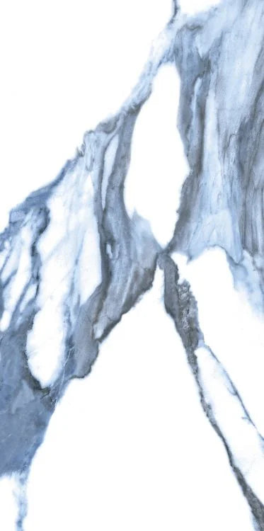 Calacatta Blue 12x24 Polished Marble Look Porcelain Tile