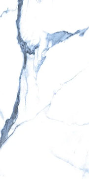 Calacatta Blue 12x24 Polished Marble Look Porcelain Tile