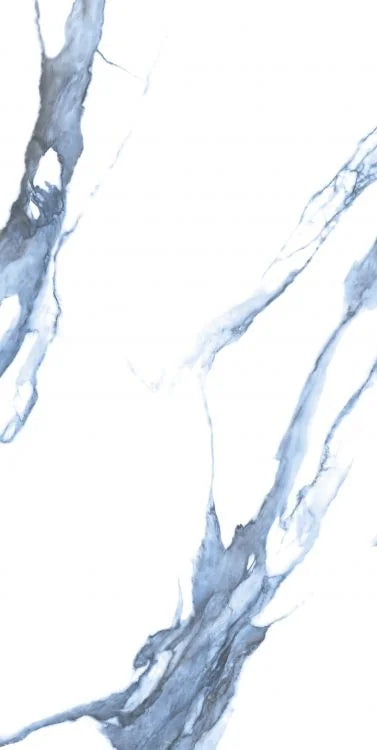 Calacatta Blue 24x48 Matte Marble Look Porcelain Tile