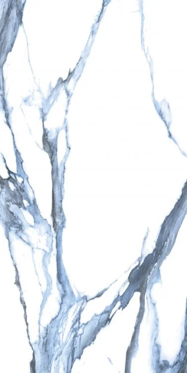 Calacatta Blue 24x48 Matte Marble Look Porcelain Tile