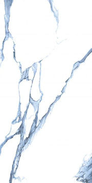 Calacatta Blue 24x48 Matte Marble Look Porcelain Tile