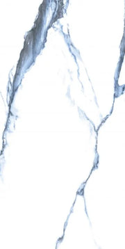 Calacatta Blue 24x48 Polished Marble Look Porcelain Tile