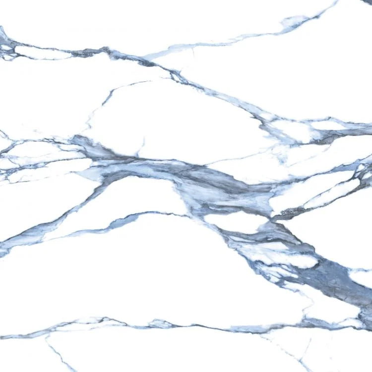 Calacatta Blue 48x48 Matte Marble Look Porcelain Tile