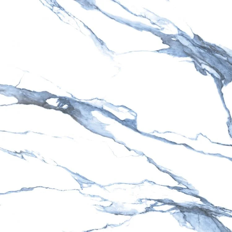 Calacatta Blue 48x48 Matte Marble Look Porcelain Tile