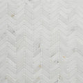 Calacatta Chevron 12.5x12.5 Honed Marble Mosaic