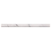 Calacatta Cressa Pencil 3/4x3/4 Honed Marble Trim