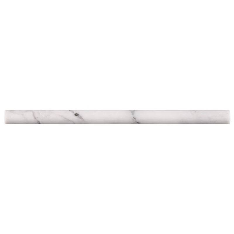 Calacatta Cressa Pencil 3/4x3/4 Honed Marble Trim