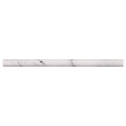 Calacatta Cressa Pencil 3/4x3/4 Honed Marble Trim