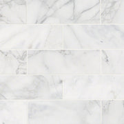 Calacatta Cressa 4x12 Honed Marble Subway Tile